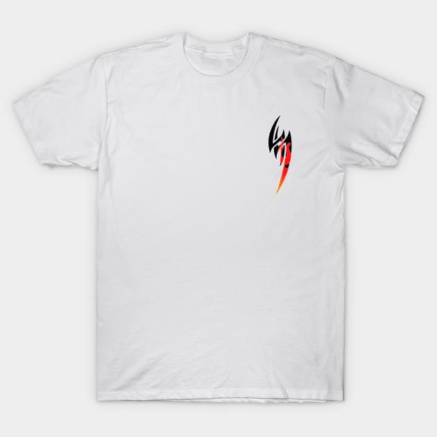 Tekken - Mishima Zaibatsu & Jin Kazama Symbol Flame T-Shirt by Artevak